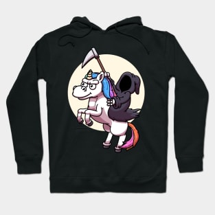 Death Riding Unicorn Night Edition Hoodie